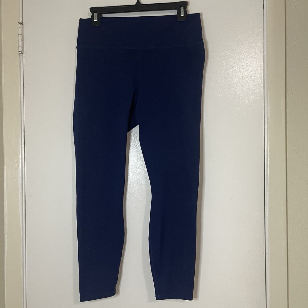FABLETICS navy blue high waist compression leggings size XL